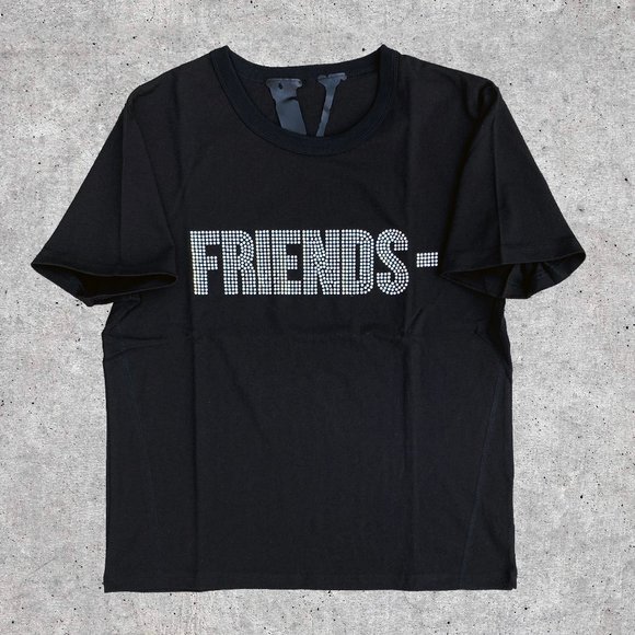 Vlone Friends Rhinestone Tee Vlone Friends Rhinestone Shirt